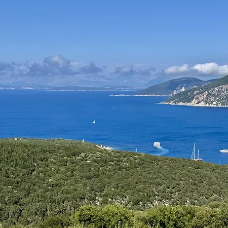 Fiscardo View Fiscardo Kefalonia Mánganos